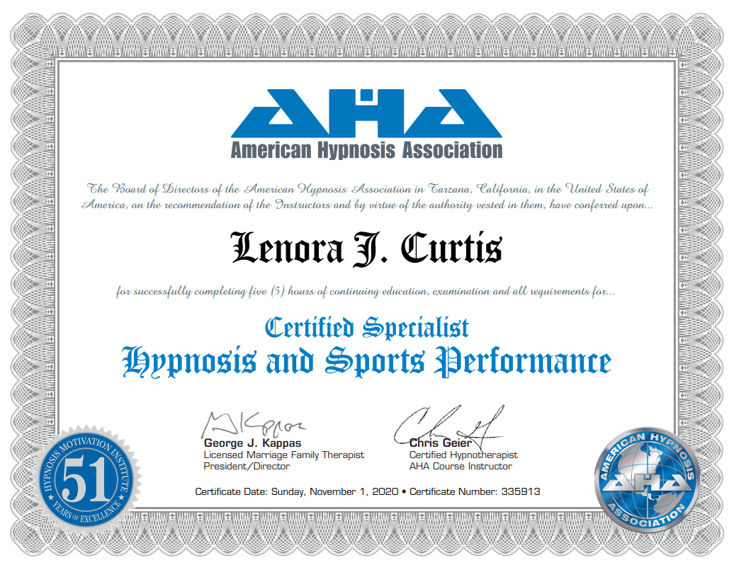 LJC Hypnotherapy Hypnosis For Sports Performance
