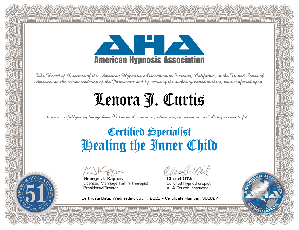 LJC Hypnotherapy Healing The Inner Child